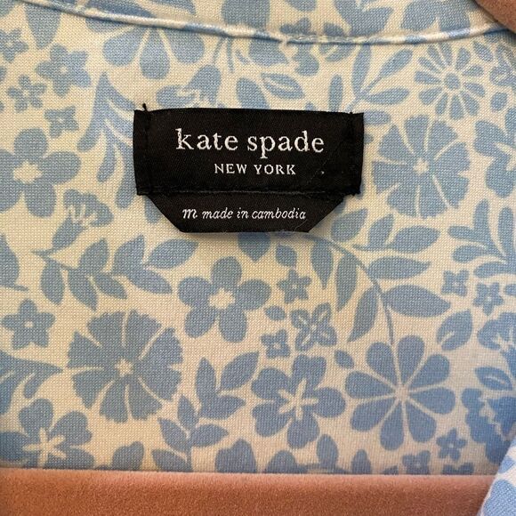 Kate Spade White Floral Top Pajama Women Size M - Picture 7 of 8